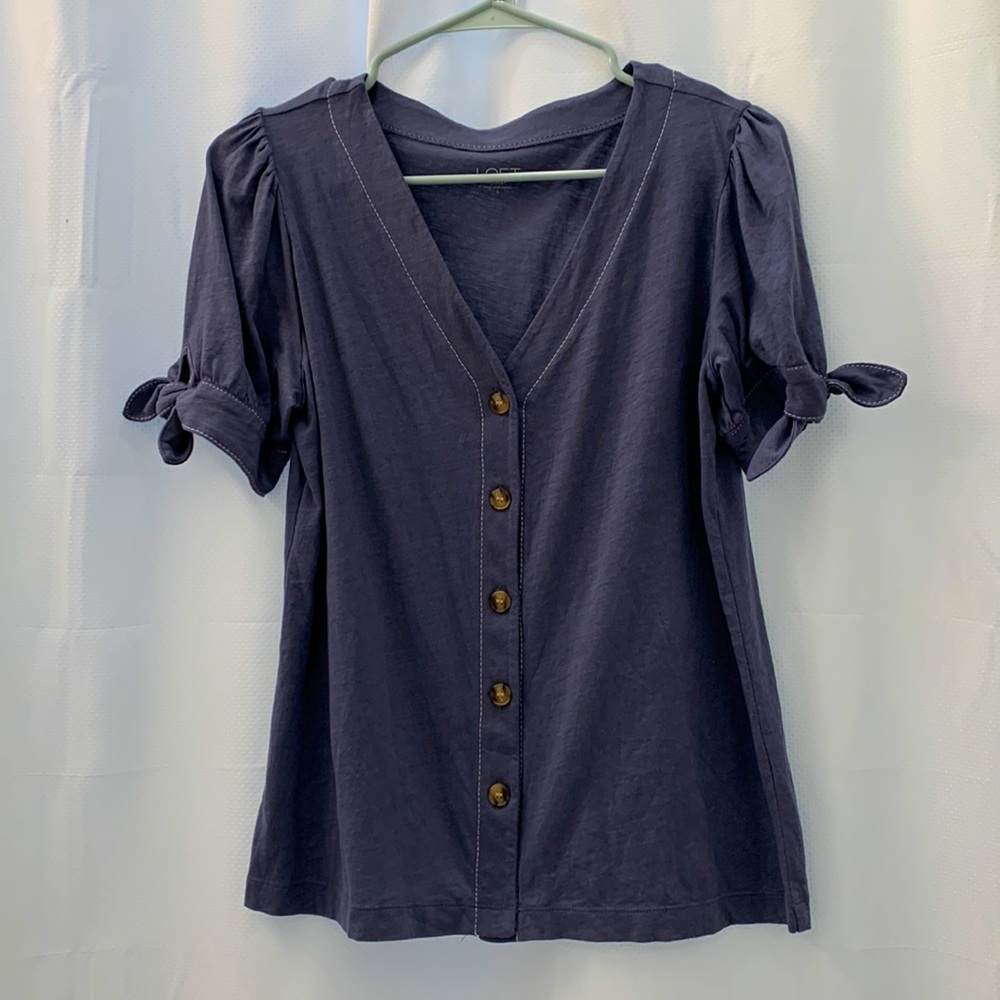 LOFT button-up t-shirt